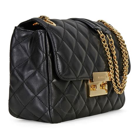 michael kors make-up bag|Michael Kors quilted shoulder bag.